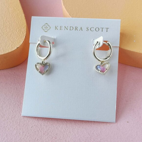 Kendra Scott Jewelry - Kendra Scott - Ari Heart Watercolor Gold Earrings - NEW